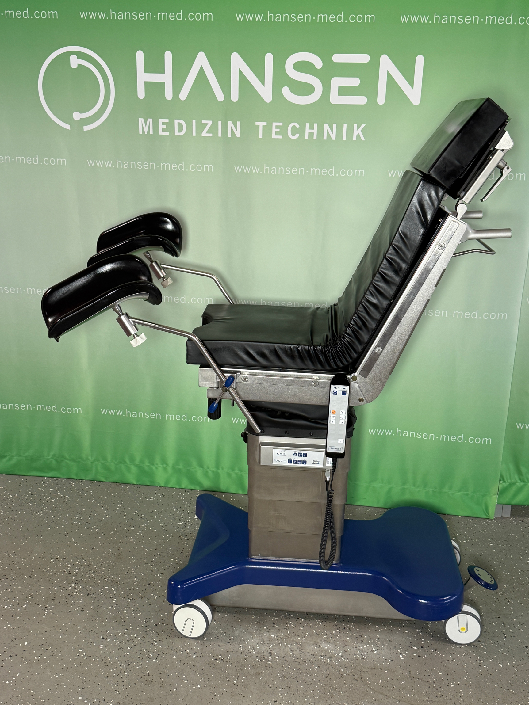 Maquet 1118.03 Alpha Classic OP-Tisch Goepel Beinhalter